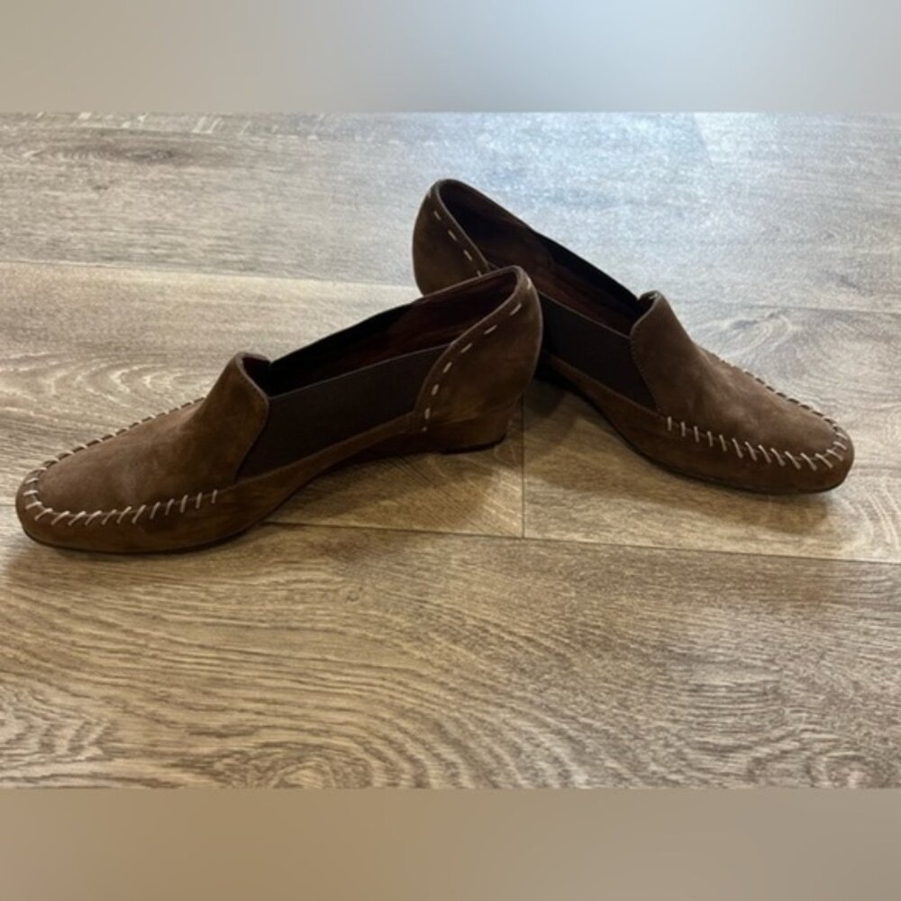 Prevata EUC Brown Loafers. Made in Italy Size 7.5